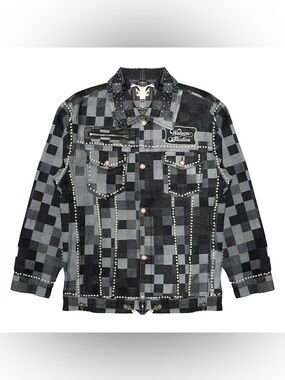 Watson Studios Pearl Quote Denim Jacket – Size Medium – NWT